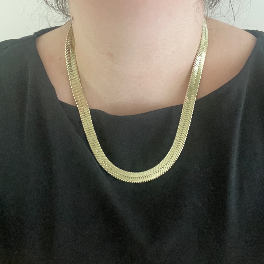 Melinda Maria Mama Herringbone Necklace